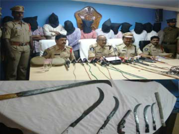Andhra Pradesh police arrest 11 people involved in murder case Andhra Pradesh police arrest 11 people involved in murder case