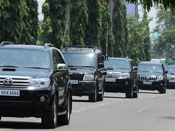 KCR gets high security vehicle with wifi facility KCR gets high security vehicle with wifi facility