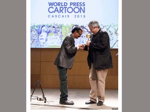 Shankar Pamarthy wins the world press cartoon 2014 Grand Prix Award Shankar Pamarthy wins the world press cartoon 2014 Grand Prix Award