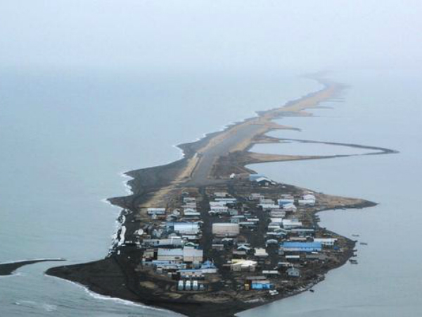 This is climate change: Alaskan villagers struggle as island is chewed up by the sea This is climate change: Alaskan villagers struggle as island is chewed up by the sea