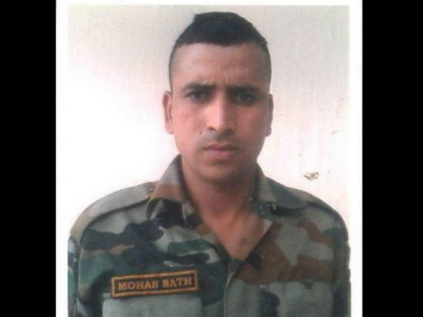 Lance Naik Mohan Nath Goswami who had laid down his life Lance Naik Mohan Nath Goswami who had laid down his life