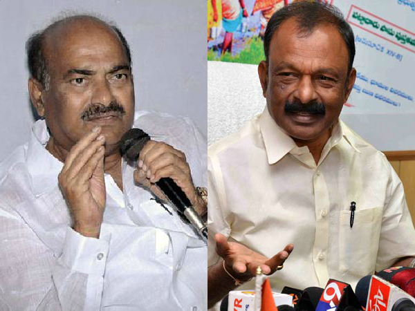 Raghuveera Reddy arrested for satging dharna Raghuveera Reddy arrested for satging dharna