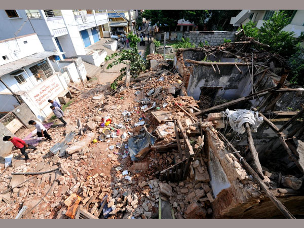 Two killed in old building collapses at Guntur Two killed in old building collapses at Guntur
