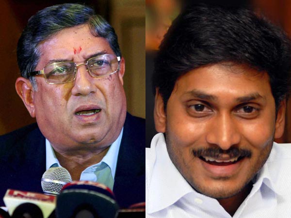 YS Jagan DA case: Relief for N Srinivasan YS Jagan DA case: Relief for N Srinivasan