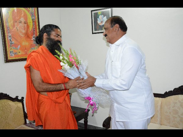 Ramdev baba also invited for amaravati foundation day Ramdev baba also invited for amaravati foundation day