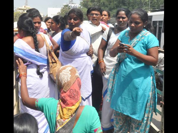 ఆశా వర్కర్ల అరెస్ట్