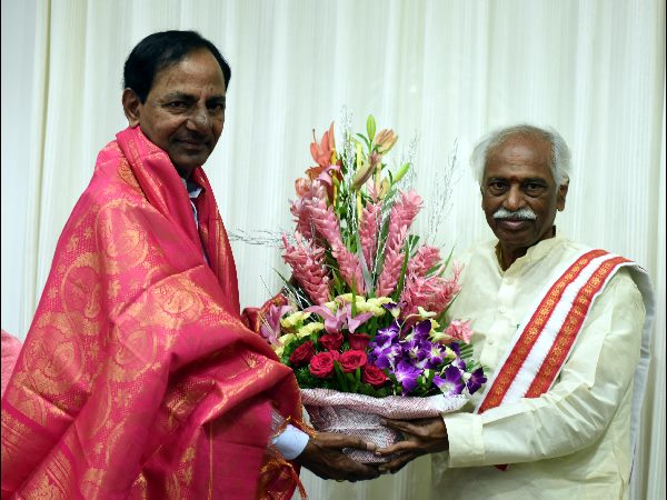'Why KCR not not visitng farmers residence?' 'Why KCR not not visitng farmers residence?'