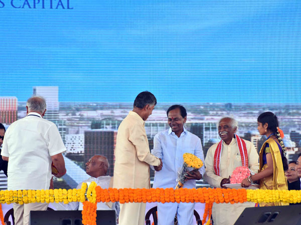 Amaravati rises as Modi lays foundation stone for capital Amaravati rises as Modi lays foundation stone for capital