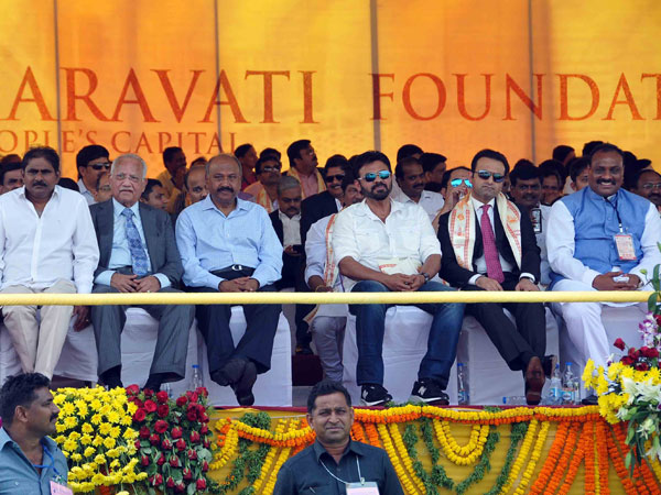 Amaravati rises as Modi lays foundation stone for capital Amaravati rises as Modi lays foundation stone for capital