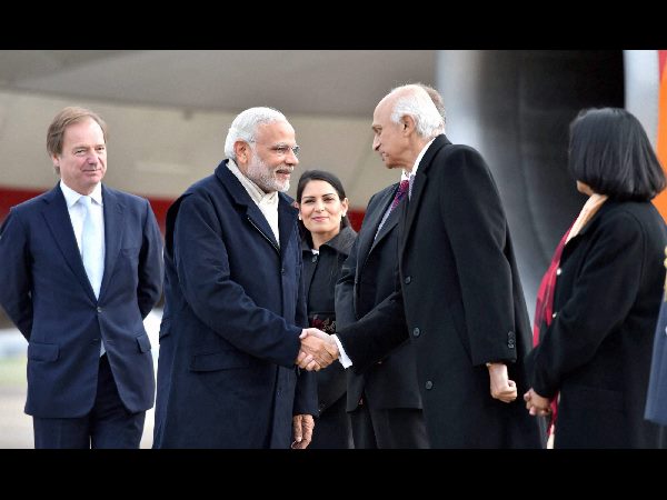 Indian PM Modi arrives in UK for three day visit Indian PM Modi arrives in UK for three day visit