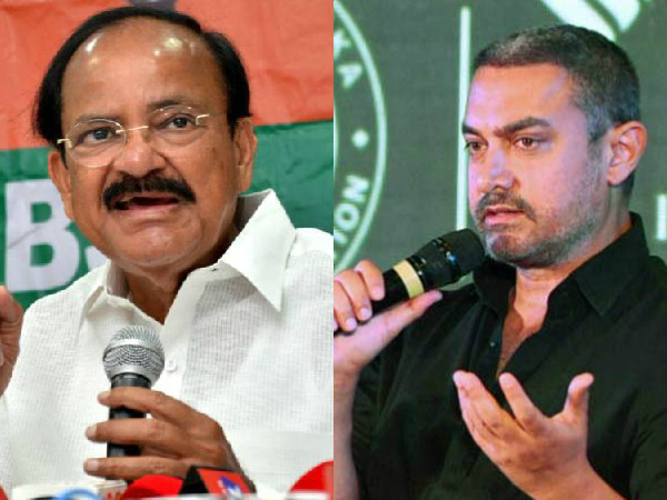 Venkaiah Naidu on Aamir Khan's remarks: Some are misleading, some are misled Venkaiah Naidu on Aamir Khan's remarks: Some are misleading, some are misled