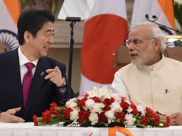 PM Modi, Japan's Shinzo Abe Put Bullet Train, Nuclear Deal On Track PM Modi, Japan's Shinzo Abe Put Bullet Train, Nuclear Deal On Track