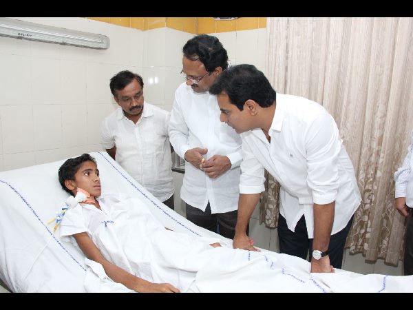 బాలుడి కోరిక నెరవేర్చిన కేటీఆర్