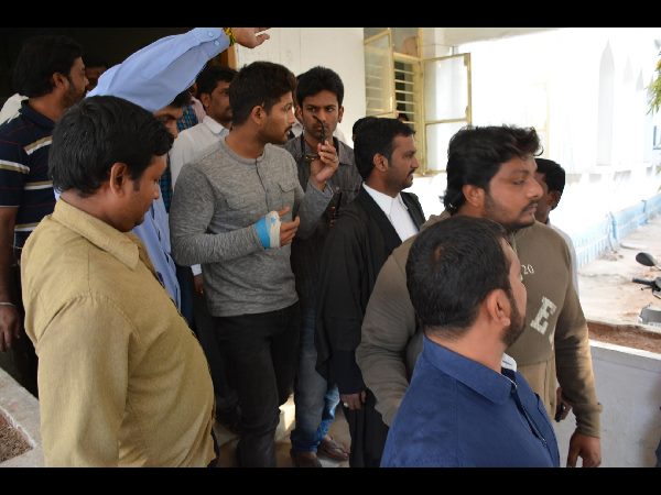 Allu Arjun appears in Court over land dispute Allu Arjun appears in Court over land dispute