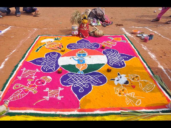 విశాఖ ఏయూలో సంక్రాంతి సంబరం