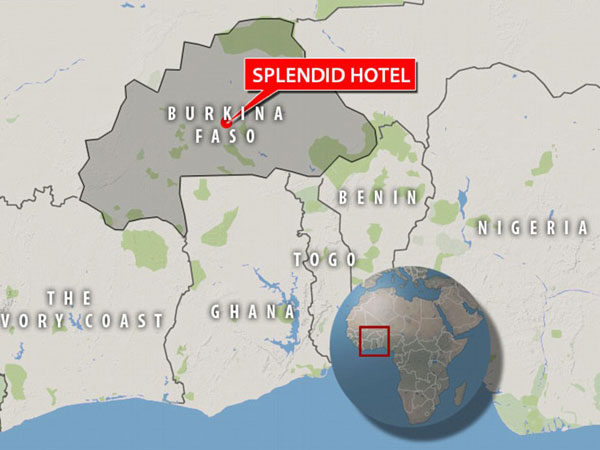 Burkina Faso's Splendid Hotel in Ouagadougou sees explosions and gun battles Burkina Faso's Splendid Hotel in Ouagadougou sees explosions and gun battles