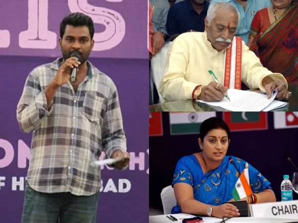 HRD seeks explanation from HCU on Dattareya's complaint HRD seeks explanation from HCU on Dattareya's complaint