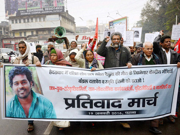 Outrage over dalit scholar Rohith Vemula suicide: Timeline Outrage over dalit scholar Rohith Vemula suicide: Timeline