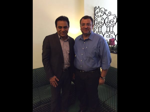 Telangana minister ktr meets tata group chairman cyrus mistry in mumbai Telangana minister ktr meets tata group chairman cyrus mistry in mumbai