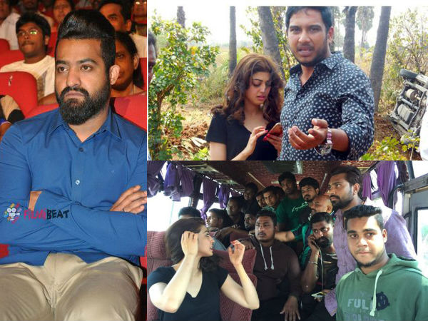 Actress Pranitha injured in road accident Actress Pranitha injured in road accident