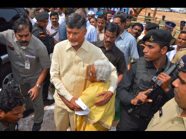 Elderly woman told to chandrababu not require of Pension Elderly woman told to chandrababu not require of Pension