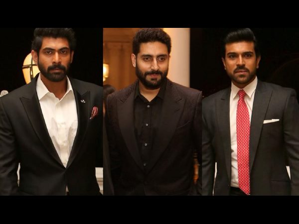 Rana, Abhishek and Ram attend charity dinner at Falaknuma palace Rana, Abhishek and Ram attend charity dinner at Falaknuma palace