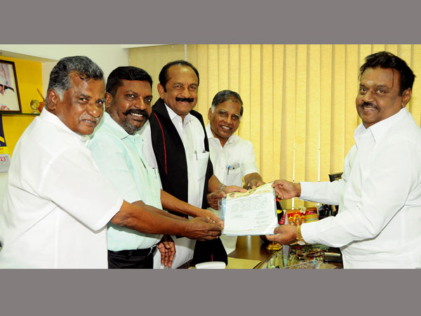 Tamil Nadu election: DMDK clinches deal with PWF, Vijayakanth to be CM candidate Tamil Nadu election: DMDK clinches deal with PWF, Vijayakanth to be CM candidate
