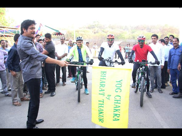 సైకిల్పై కింగ్ నాగార్జున