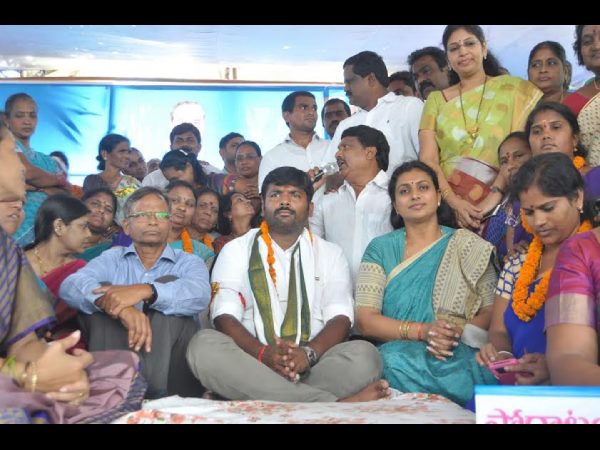 అమర్నాథ్ దీక్షకు రోజా సంఘీభావం