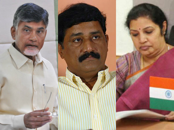 Ganta Srinivas Rao counter to Purandeswari Ganta Srinivas Rao counter to Purandeswari
