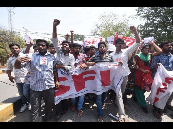 Rohith Vemula row: HCU students want VC Appa Rao to go Rohith Vemula row: HCU students want VC Appa Rao to go
