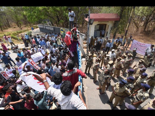 Rohith Vemula row: HCU students want VC Appa Rao to go Rohith Vemula row: HCU students want VC Appa Rao to go