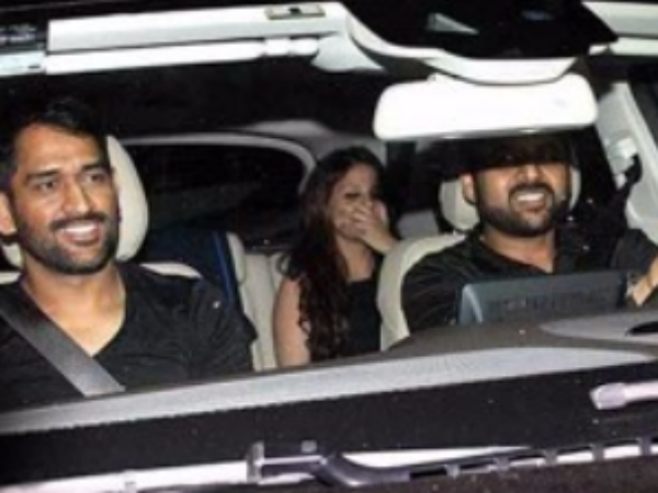 MS Dhoni visits Salman Khan late-night at Galaxy Apartments MS Dhoni visits Salman Khan late-night at Galaxy Apartments