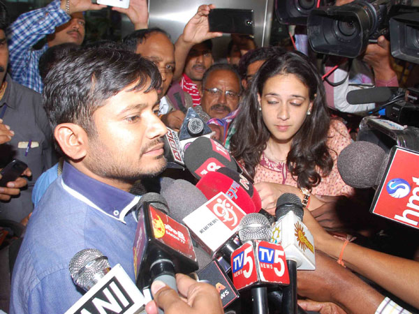 Kanhaiya Kumar takes a dig at RSS, triggers controversy with Bharat Mata Ki Jai remark Kanhaiya Kumar takes a dig at RSS, triggers controversy with Bharat Mata Ki Jai remark