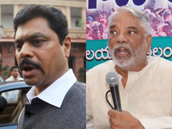 Cm ramesh and kk on special status to ap Cm ramesh and kk on special status to ap
