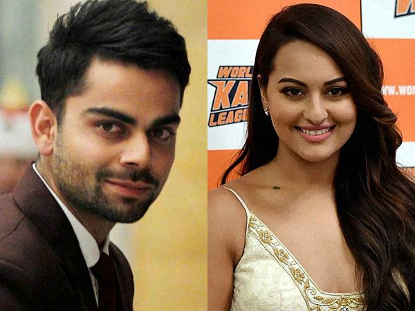 Viral Video: Virat Kohli shakes a leg with Sonakshi Sinha, sets the stage on fire Viral Video: Virat Kohli shakes a leg with Sonakshi Sinha, sets the stage on fire
