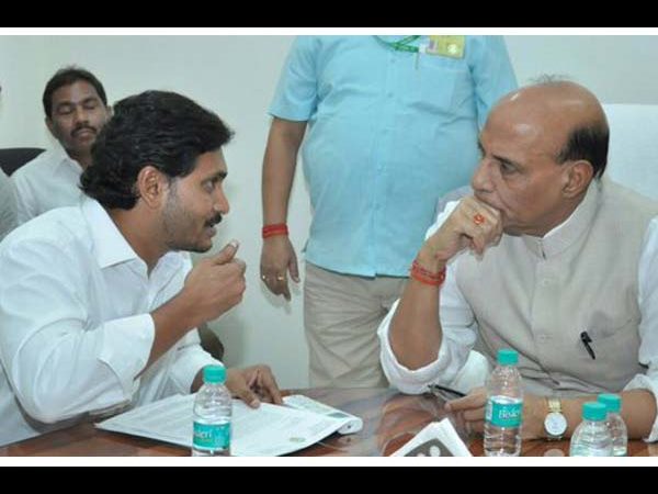 TDP unhappy with Rajanth Singh’s meeting with Jagan TDP unhappy with Rajanth Singh’s meeting with Jagan