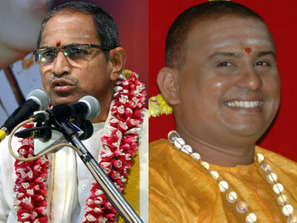 Ramanananda vs Govindananda over Chaganti's controversial comments Ramanananda vs Govindananda over Chaganti's controversial comments