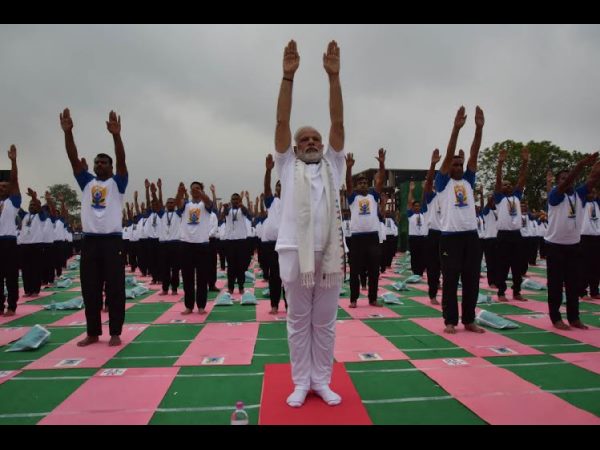 Yoga no religious activity, a global mass movement: Modi Yoga no religious activity, a global mass movement: Modi