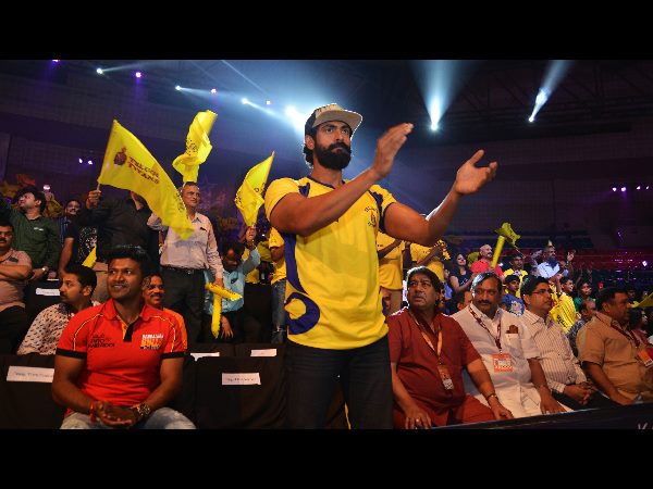 తెలుగు టైటాన్స్ మ్యాచ్లో రానా, రకుల్ సందడి