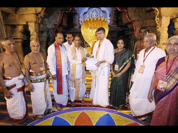 TVS Group offers Rs 2 crore to Lord Venkateswara temple TVS Group offers Rs 2 crore to Lord Venkateswara temple