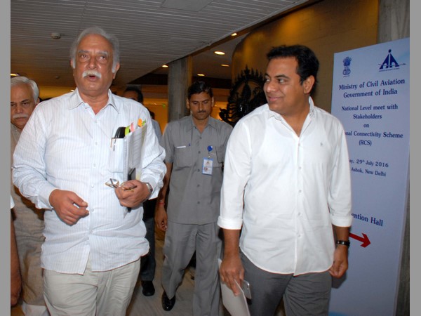 KTR met Civil aviation minister ashok gajapathi raju in new delhi KTR met Civil aviation minister ashok gajapathi raju in new delhi