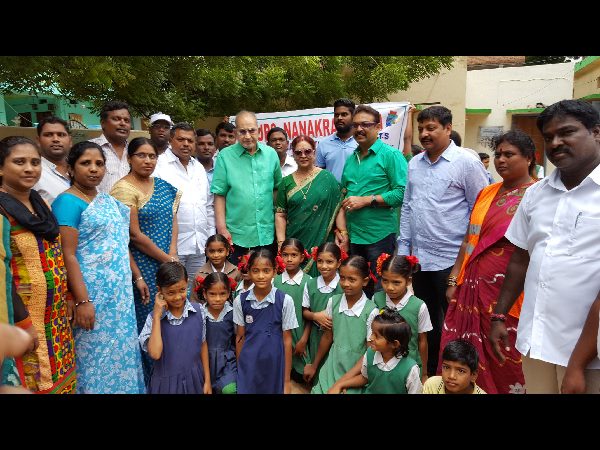 Famous actor Krishna praises CM KCR Famous actor Krishna praises CM KCR