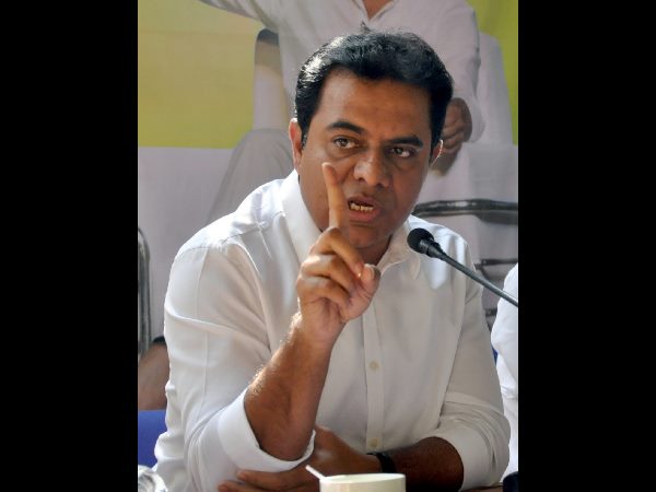 Telangana Minister KTR serious on Mining department Telangana Minister KTR serious on Mining department