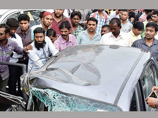 Panjagutta Accident: Ramya grand father died Panjagutta Accident: Ramya grand father died