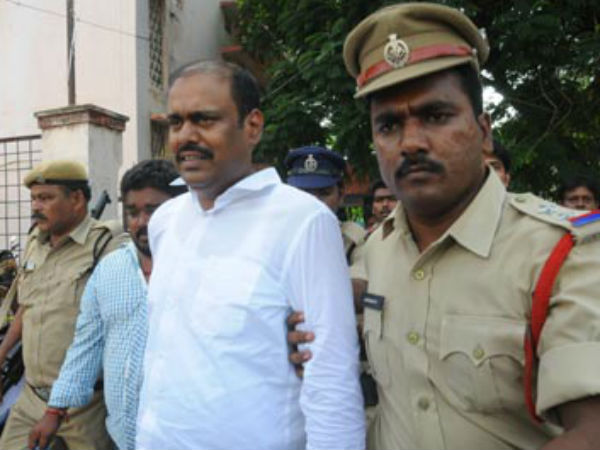A smuggler arrested in Vijayawada A smuggler arrested in Vijayawada