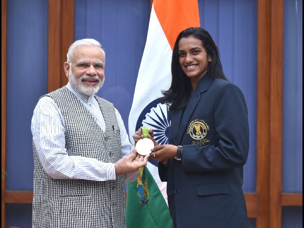 మోడీతో పీవీ సింధు