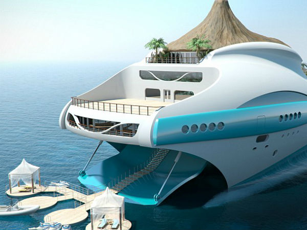 The super yacht that comes with its own Volcano The super yacht that comes with its own Volcano