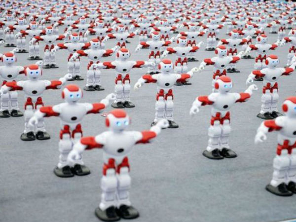 Over 1,007 dancing Robots set Guinness Record in China Over 1,007 dancing Robots set Guinness Record in China