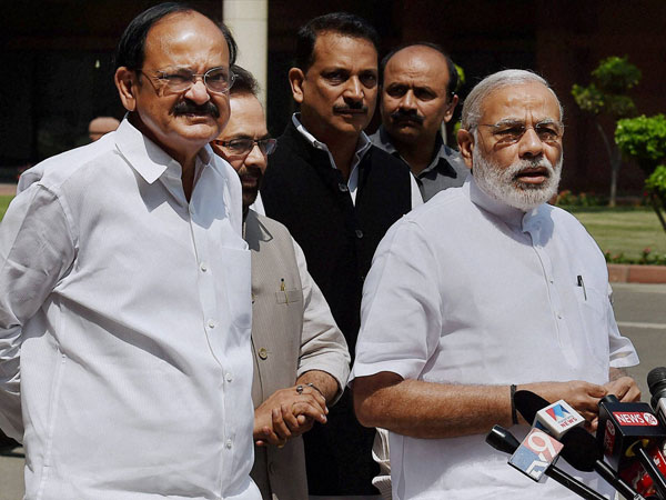 PM Modi praises Union Minister Venkaiah PM Modi praises Union Minister Venkaiah